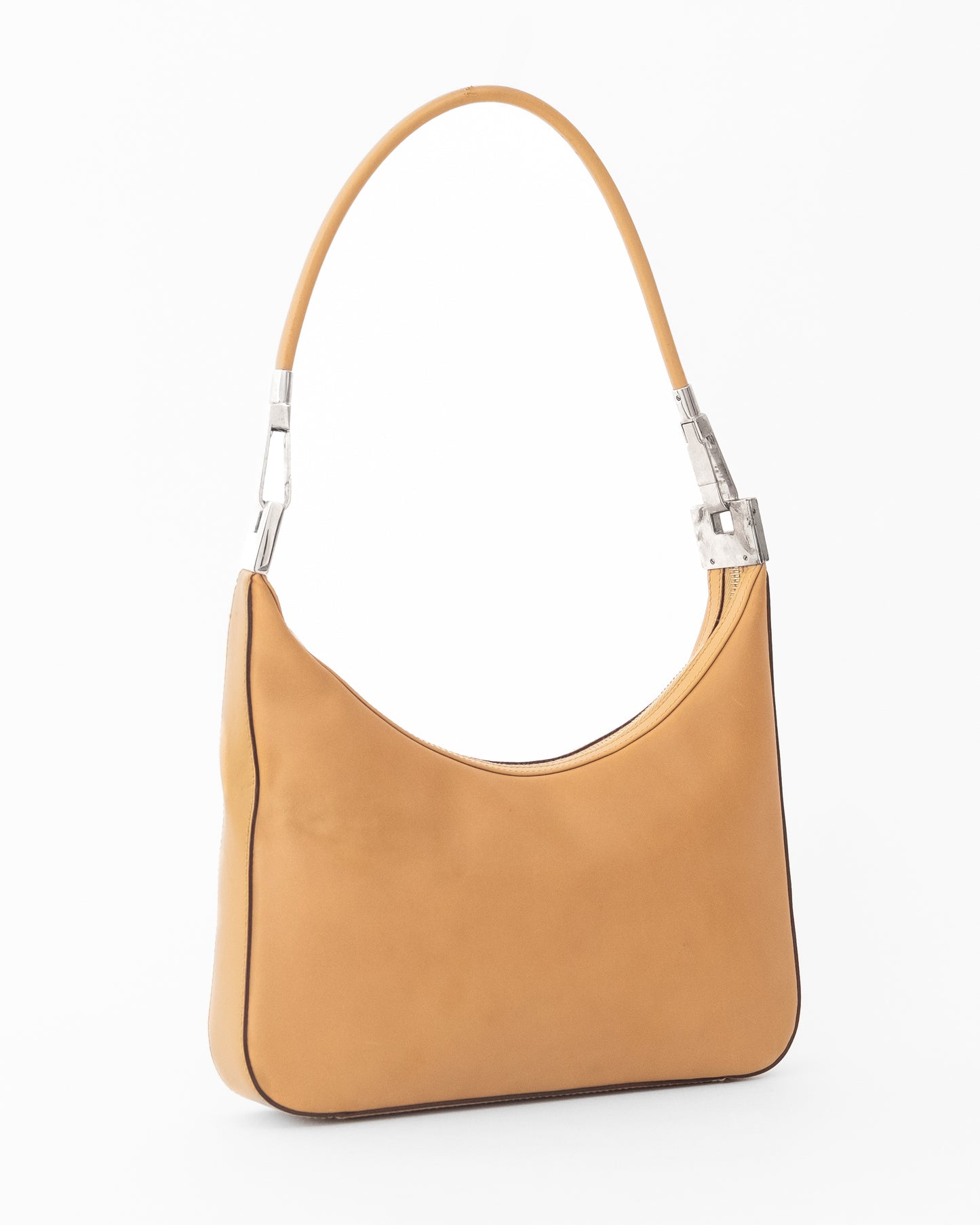 Gucci Tan Leather Hook Bag