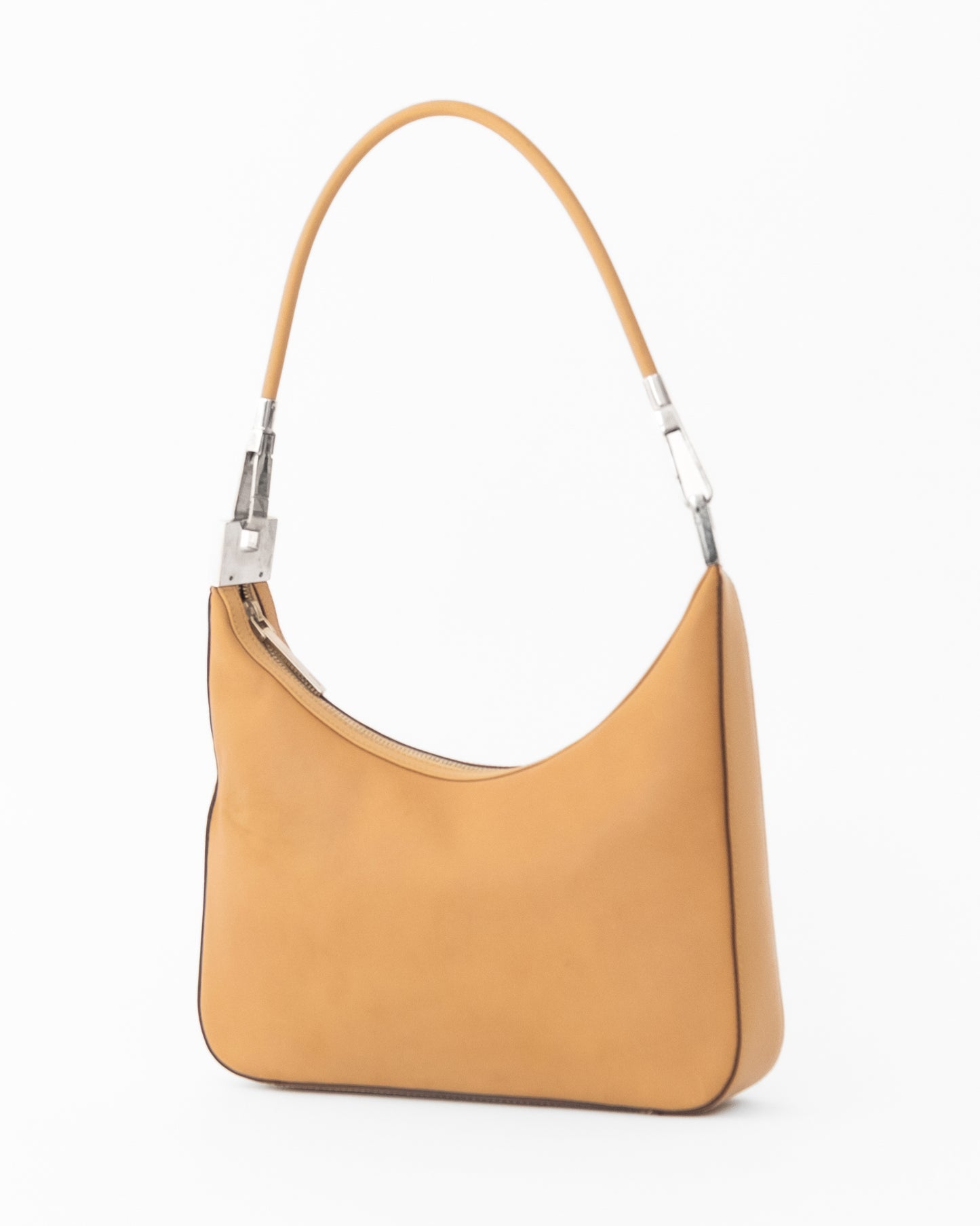 Gucci Tan Leather Hook Bag