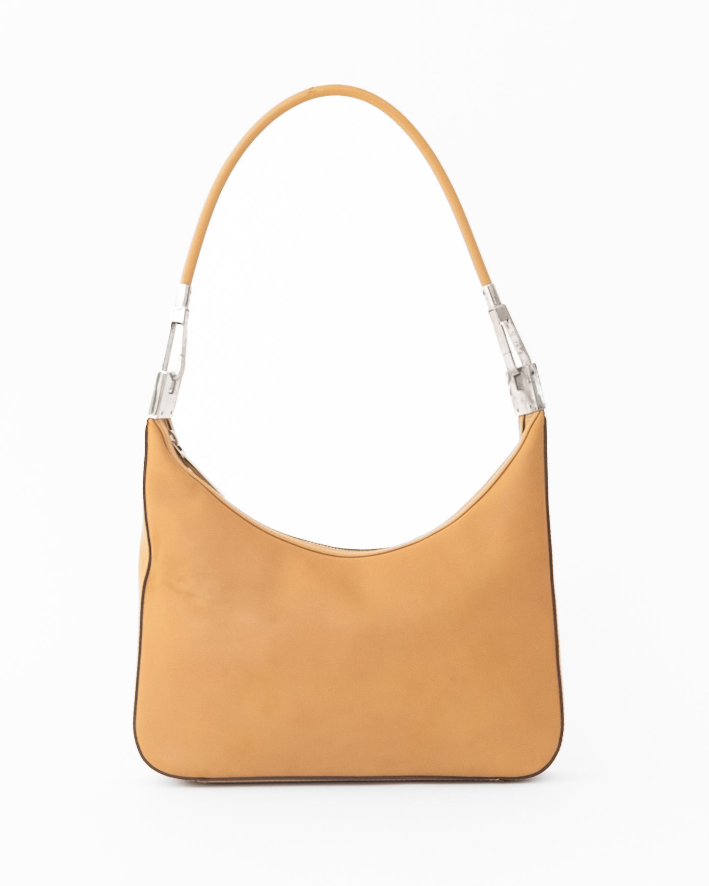 Gucci Tan Leather Hook Bag