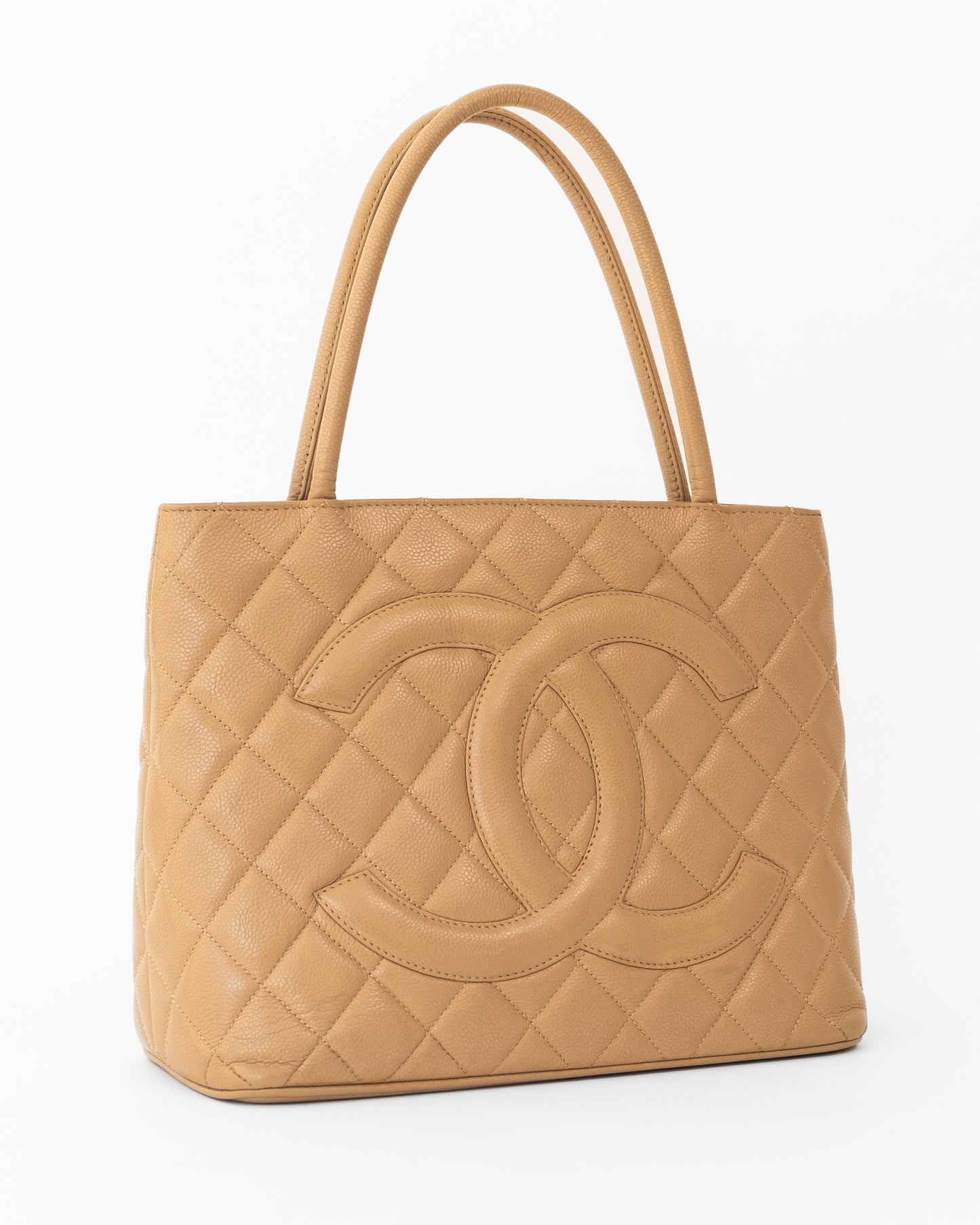 Chanel Medallion Leather Tote Bag