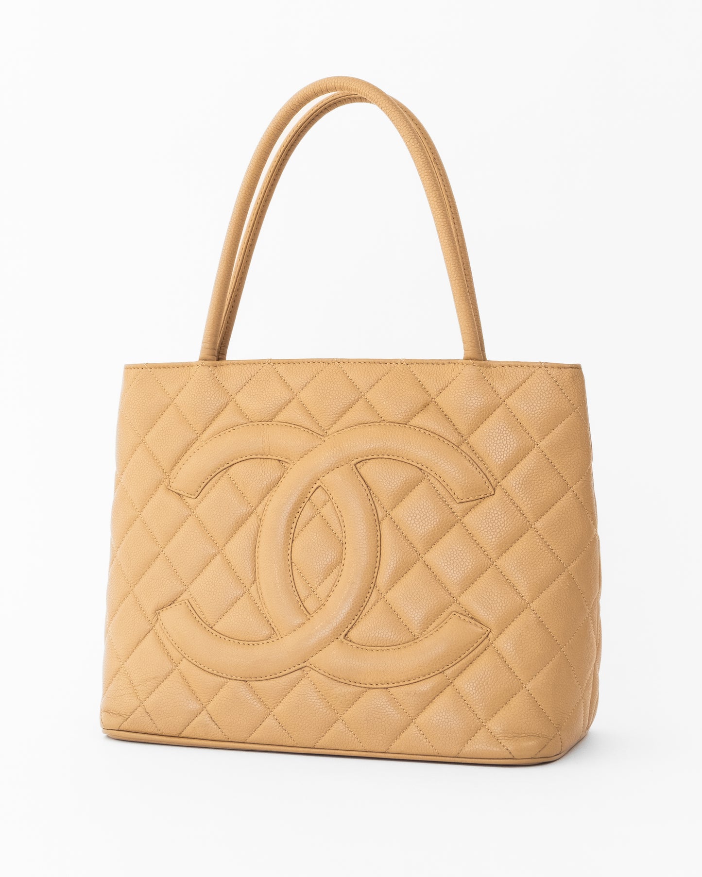 Chanel Medallion Leather Tote Bag