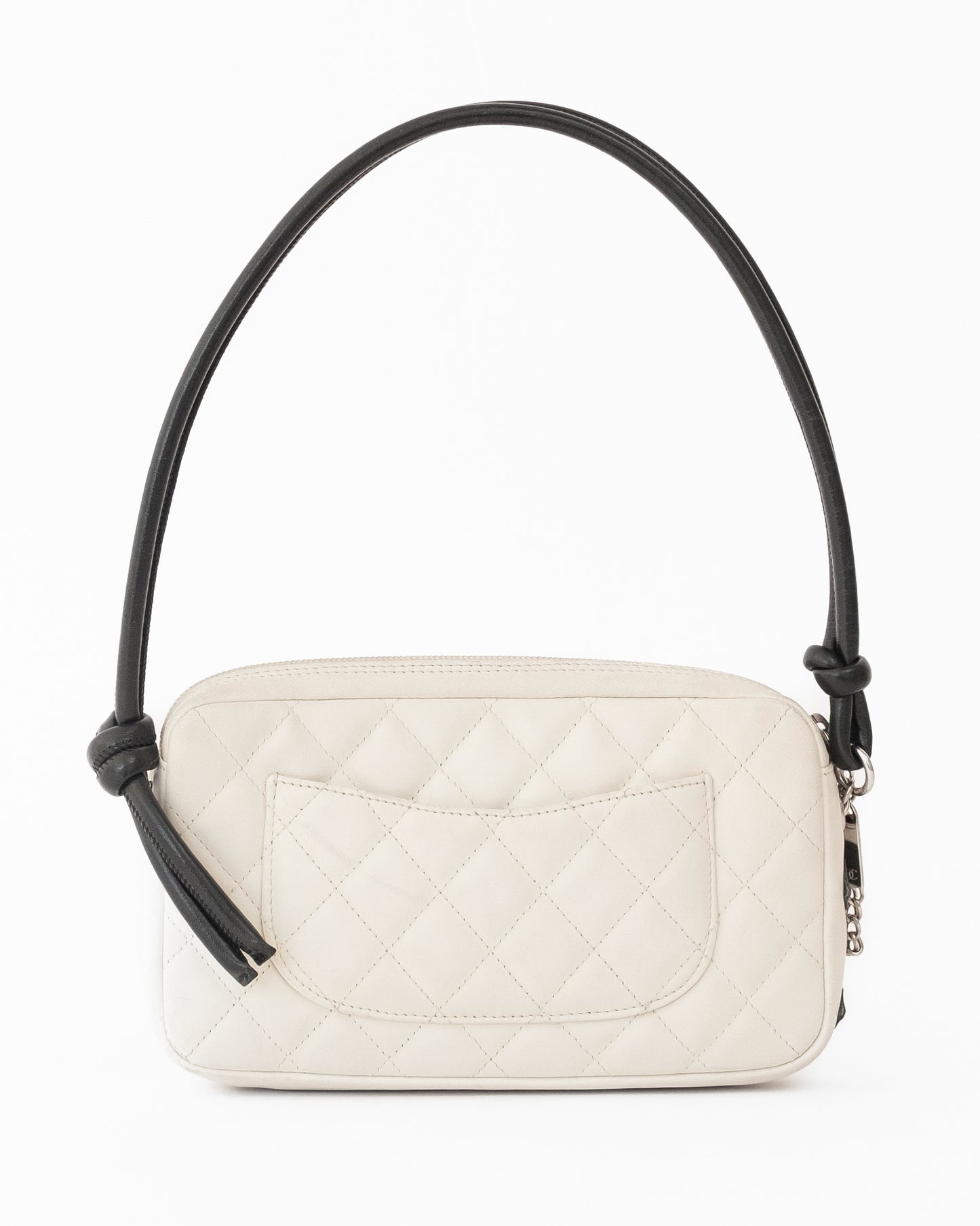 Chanel Cambon Quilted B/W Pochette