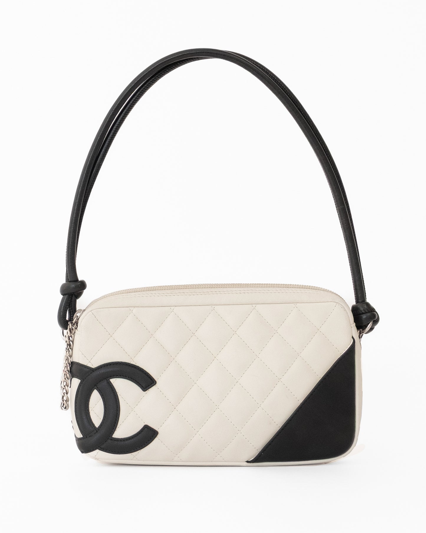 Chanel Cambon Quilted B/W Pochette