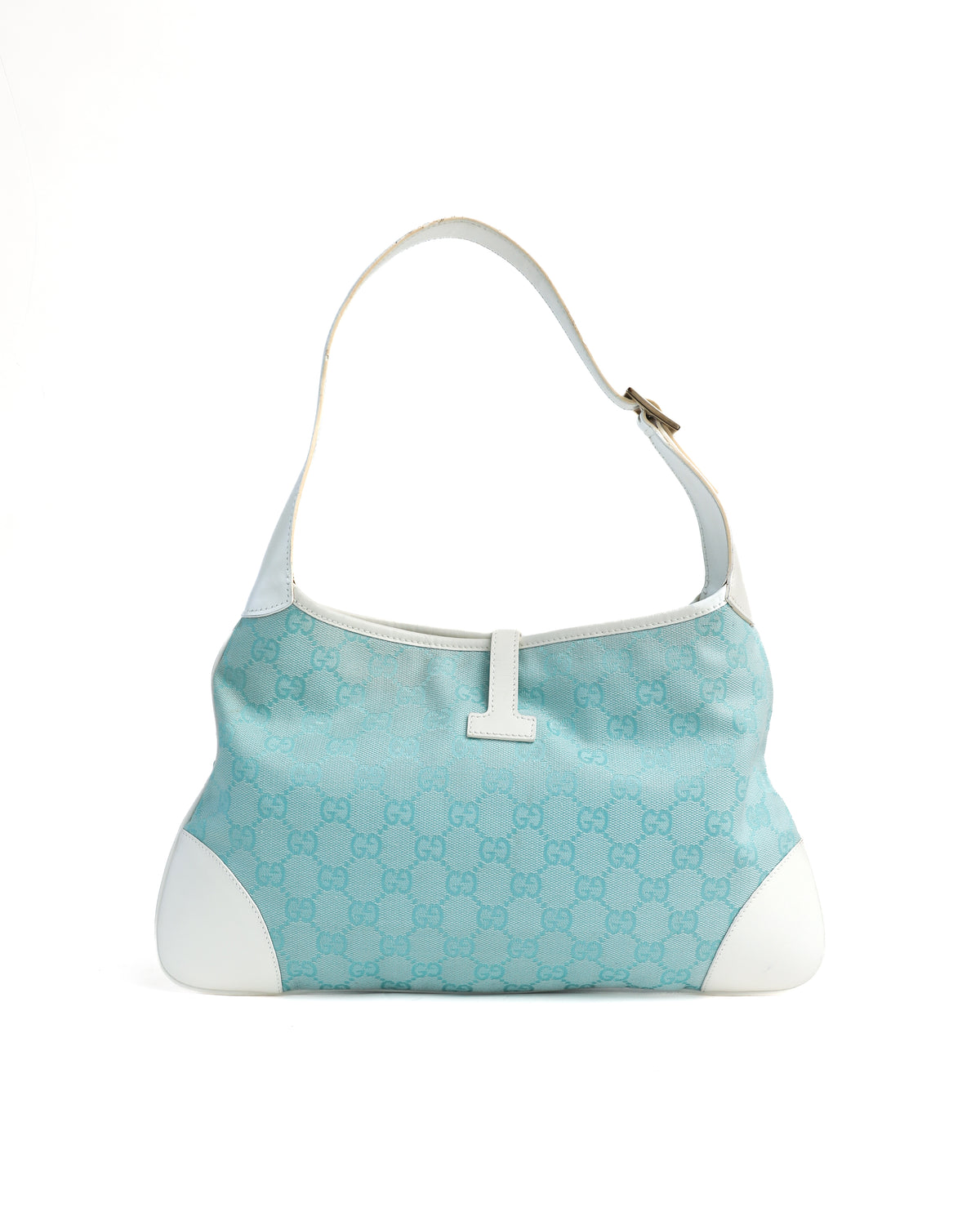 Gucci Blue Jackie Monogram Bag