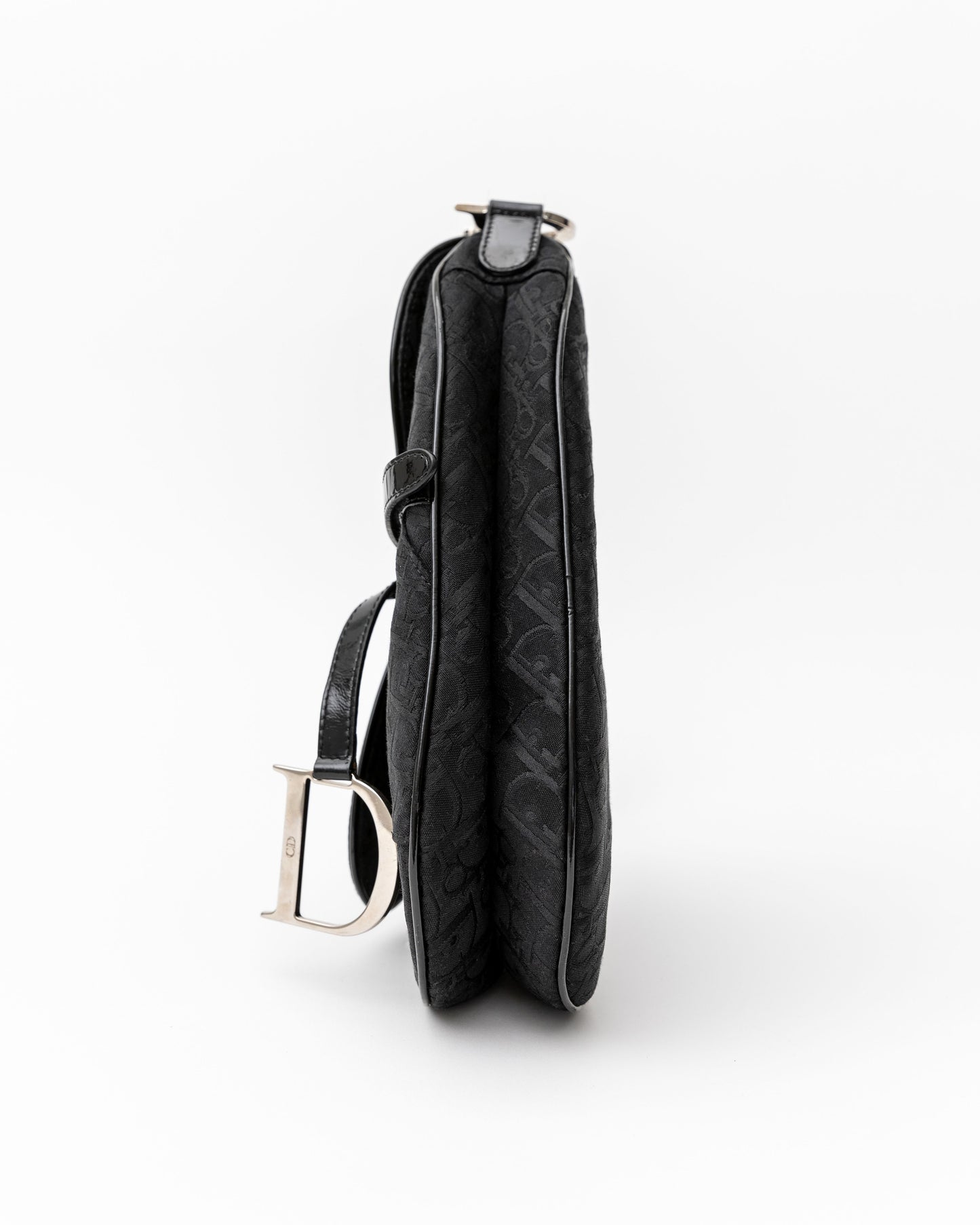 Dior Diorissimo Black Saddle Bag