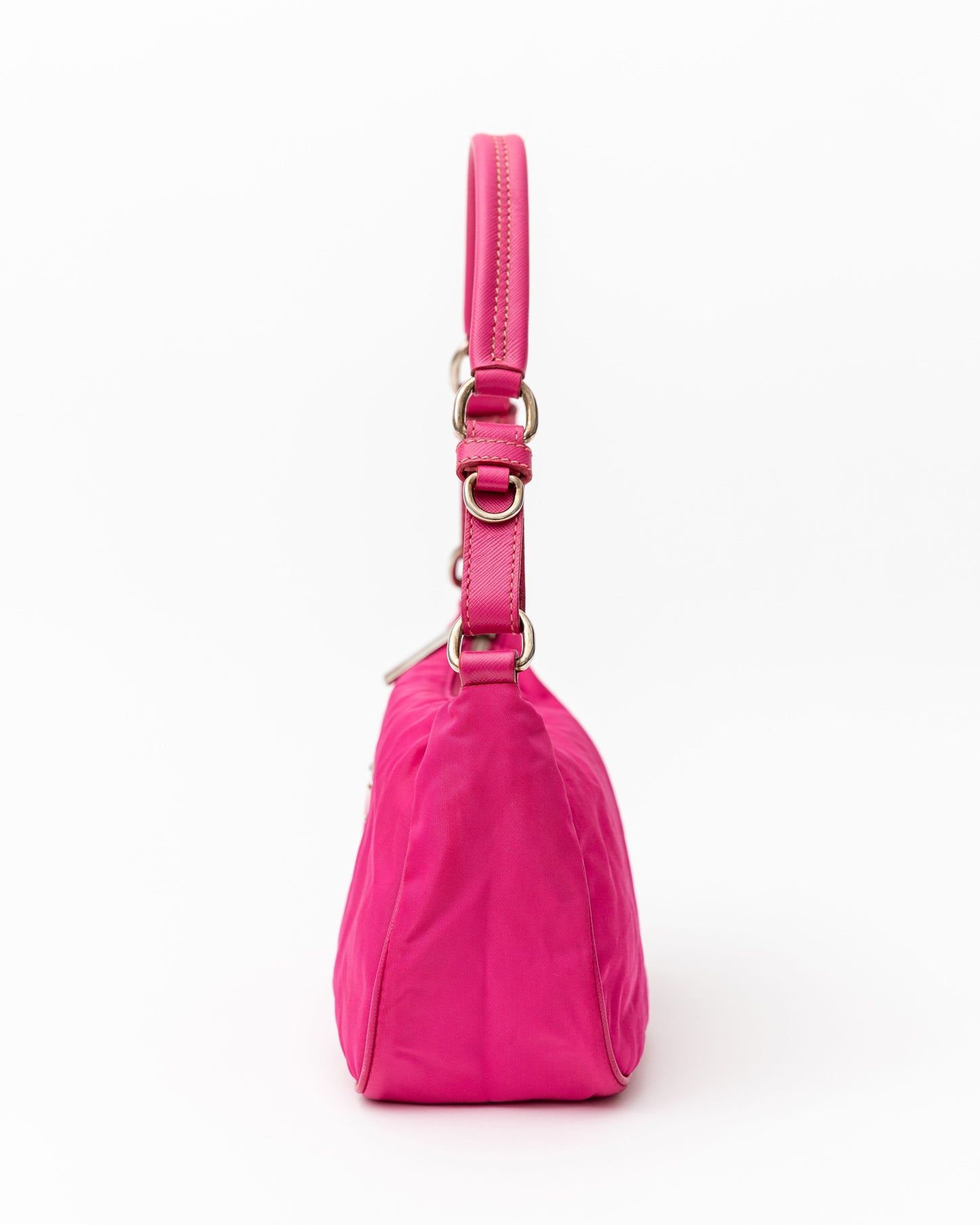 Prada Pink Nylon Shoulder Bag