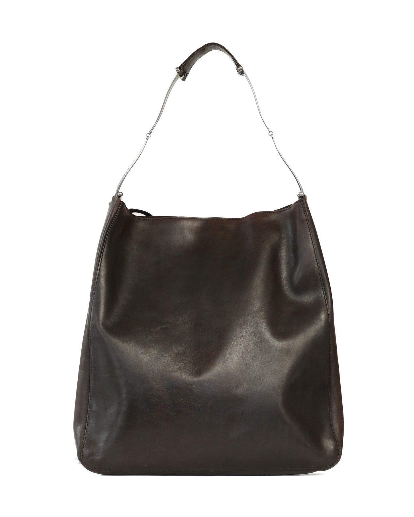 RARE Gucci Tom Ford Horsebit Brown Leather Hobo Bag