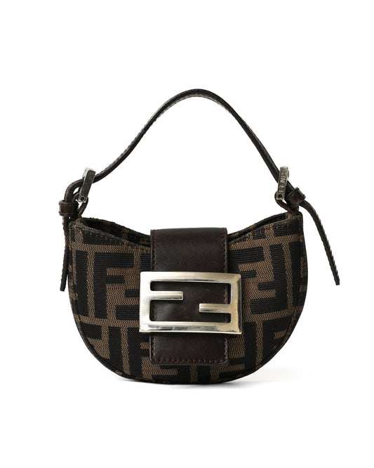 Fendi Zucca Mini Croissant Bag