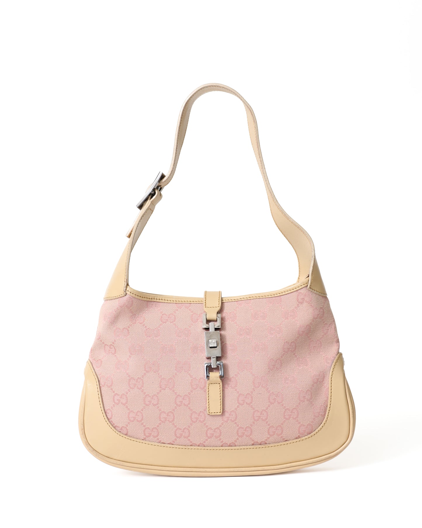 Gucci Pink Monogram Jackie Bag