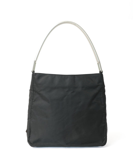 Prada Nylon Bag with Silver Handle