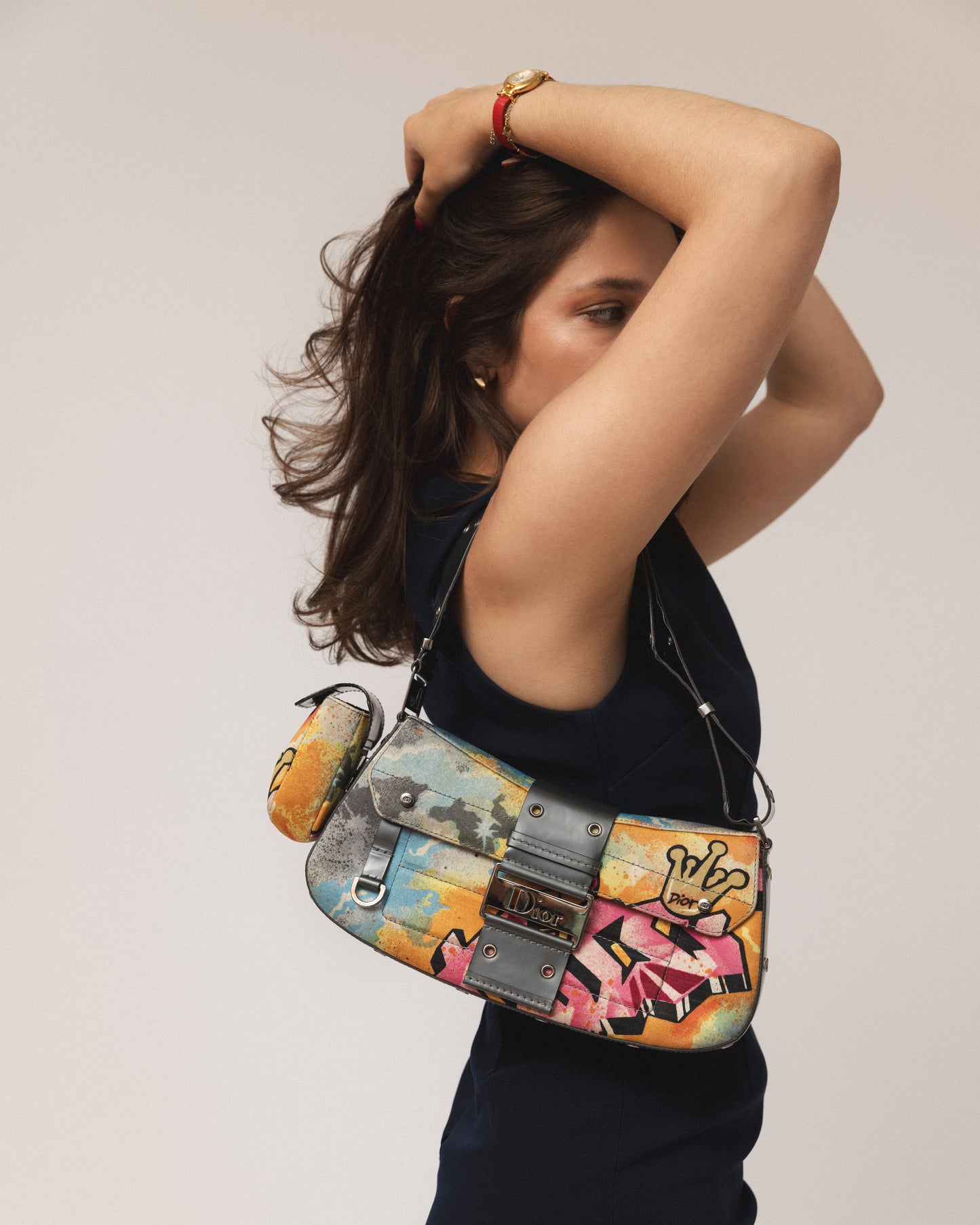 Christian Dior Graffiti Columbus Bag