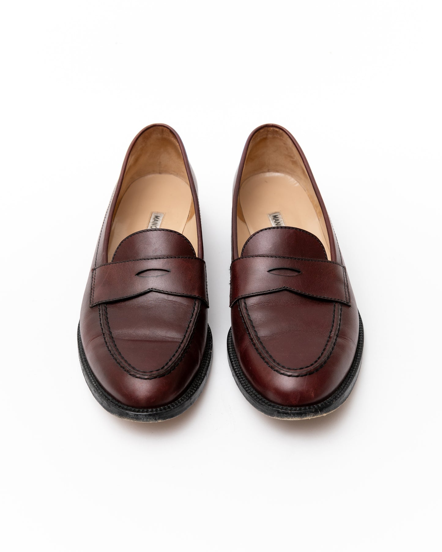 Manolo Blahnik Leather Loafers (37.5)