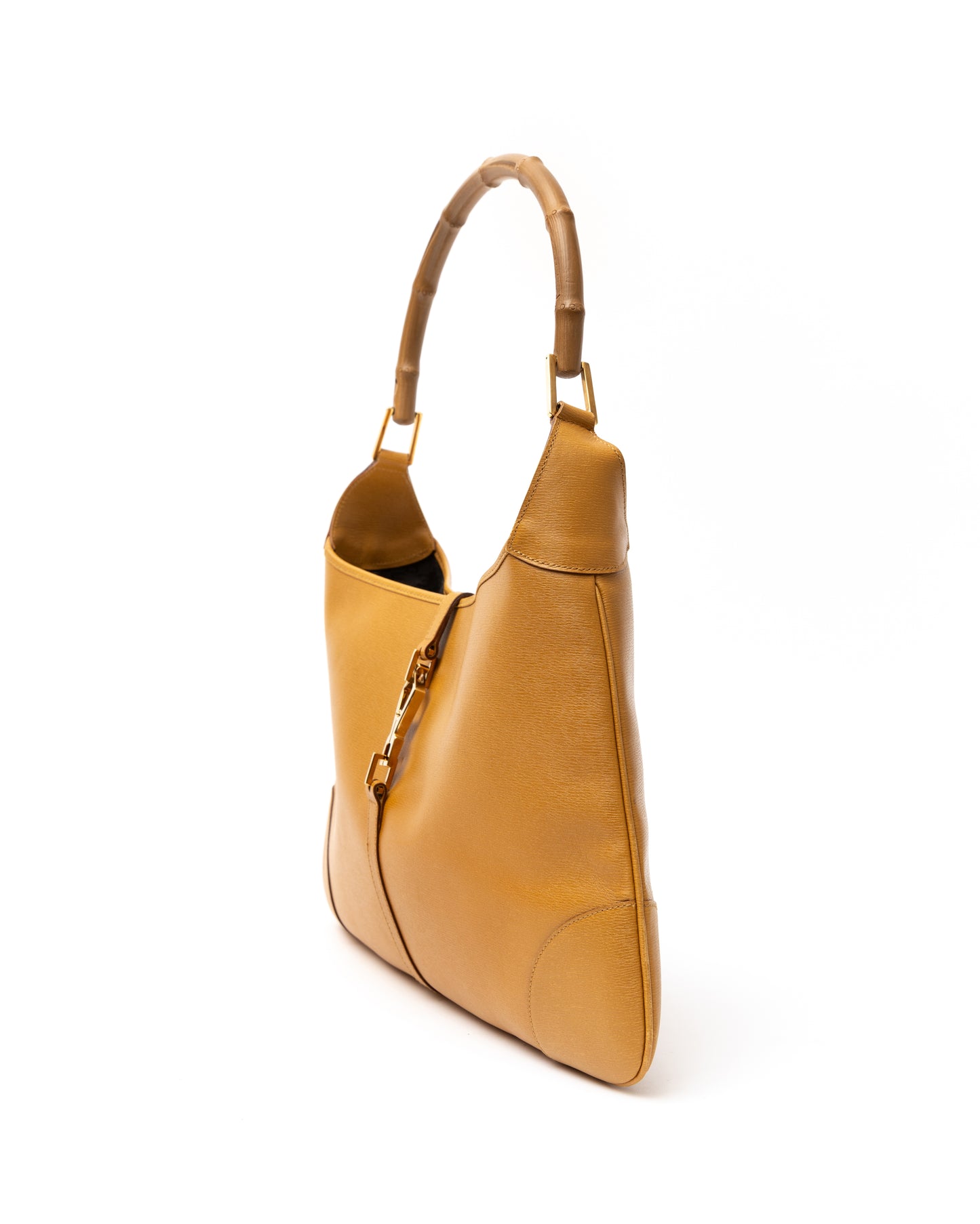 Gucci Bamboo Tan Leather Jackie Bag