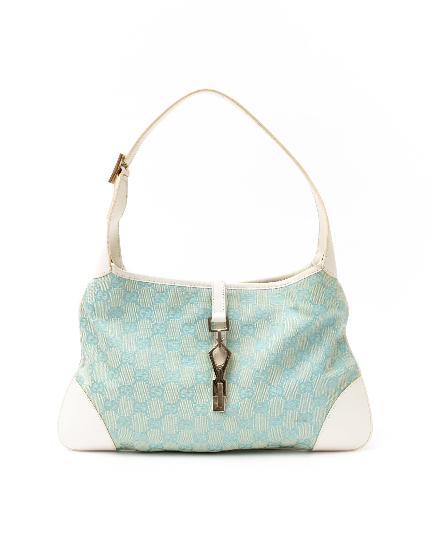 Gucci Blue GG Jackie Shoulder Bag