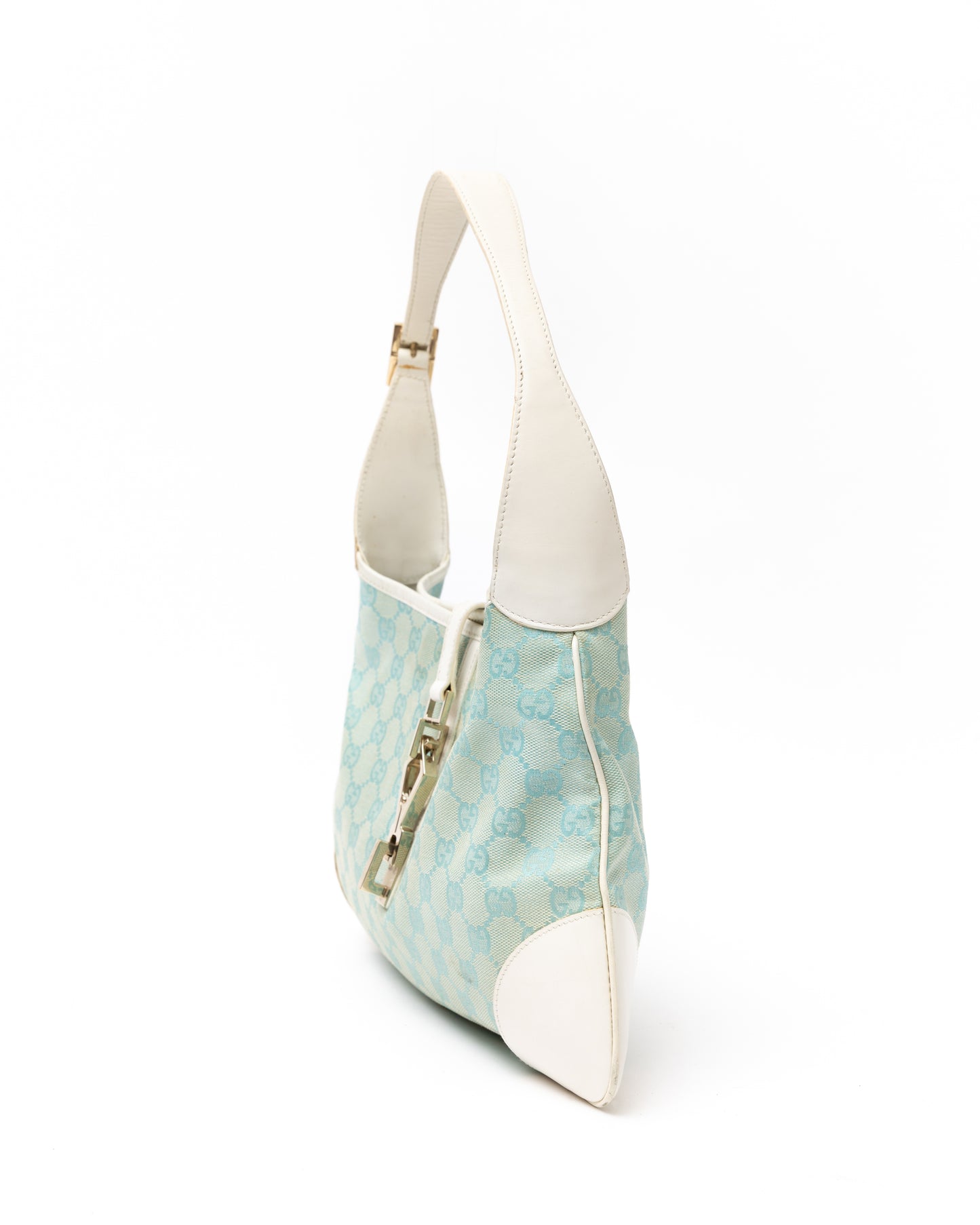 Gucci Blue GG Jackie Shoulder Bag