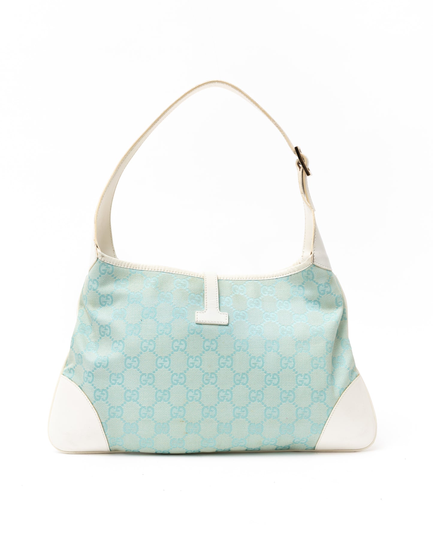 Gucci Blue GG Jackie Shoulder Bag