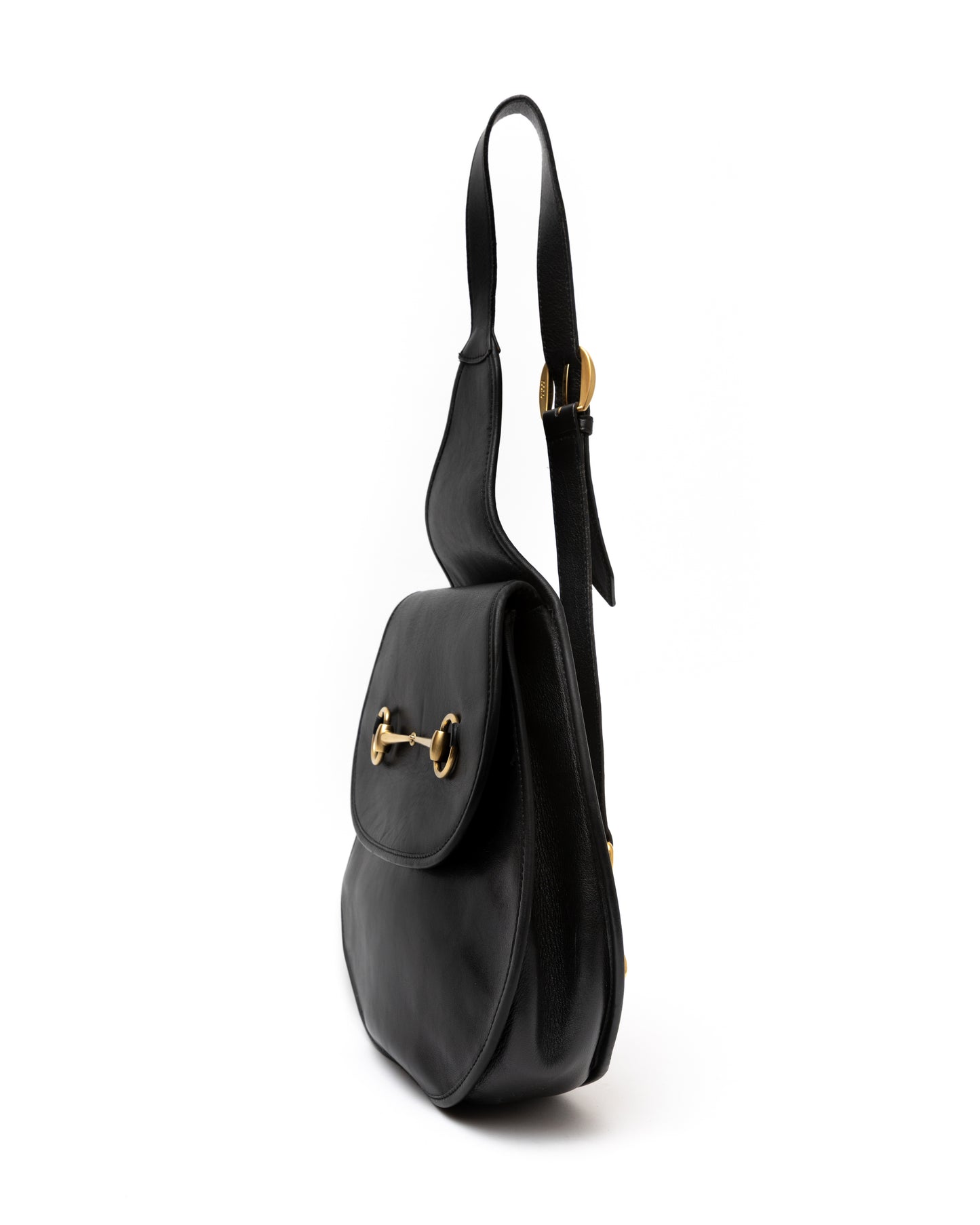 Gucci Horsebit Leather Slingback Bag