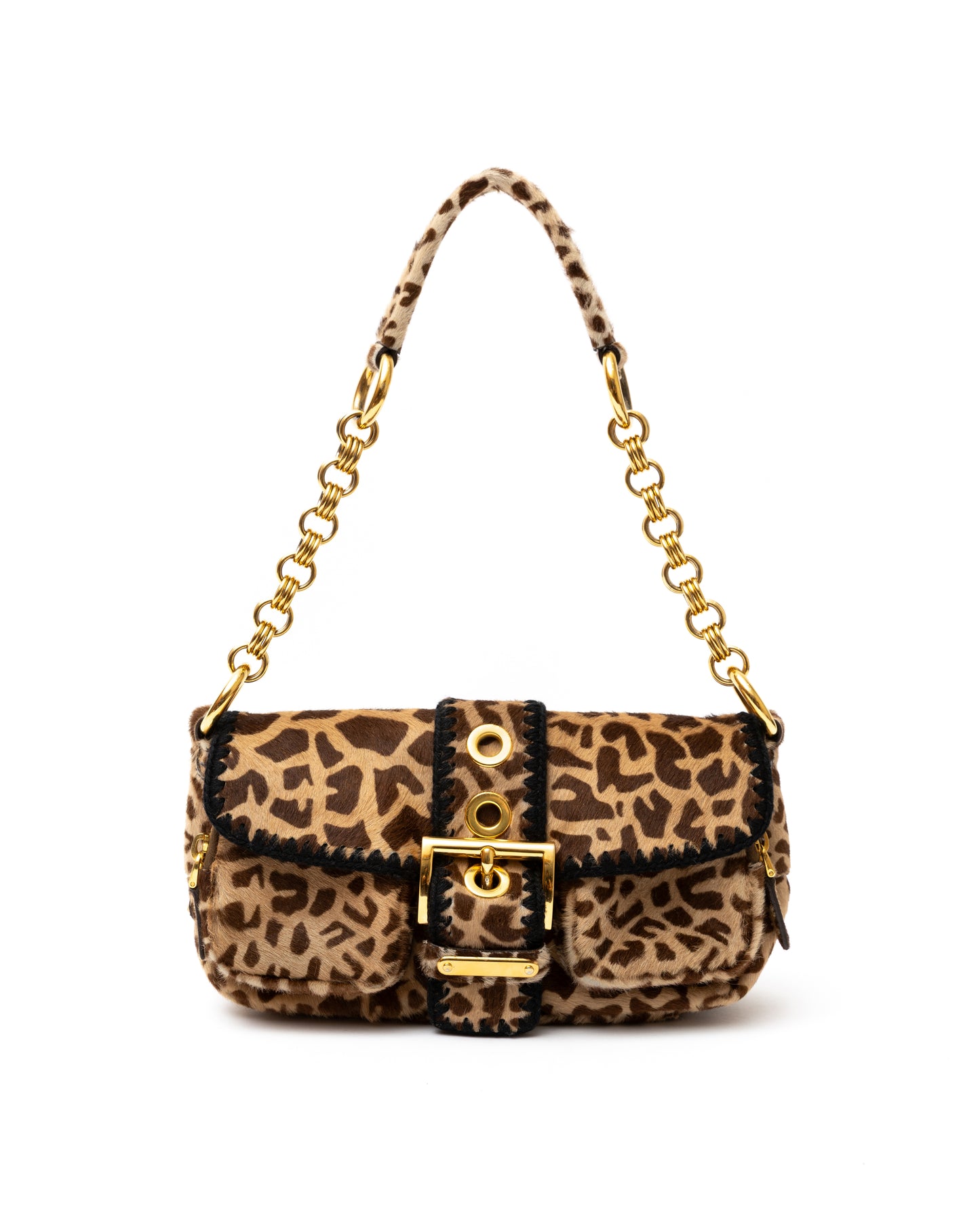 Prada Ponyhair Shoulder Bag