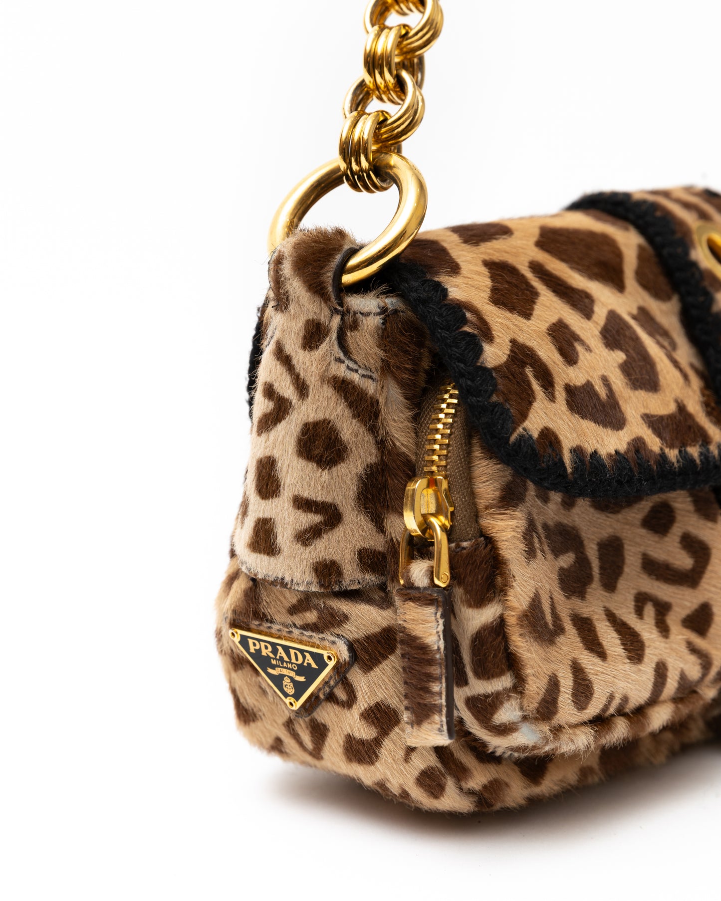 Prada Ponyhair Shoulder Bag