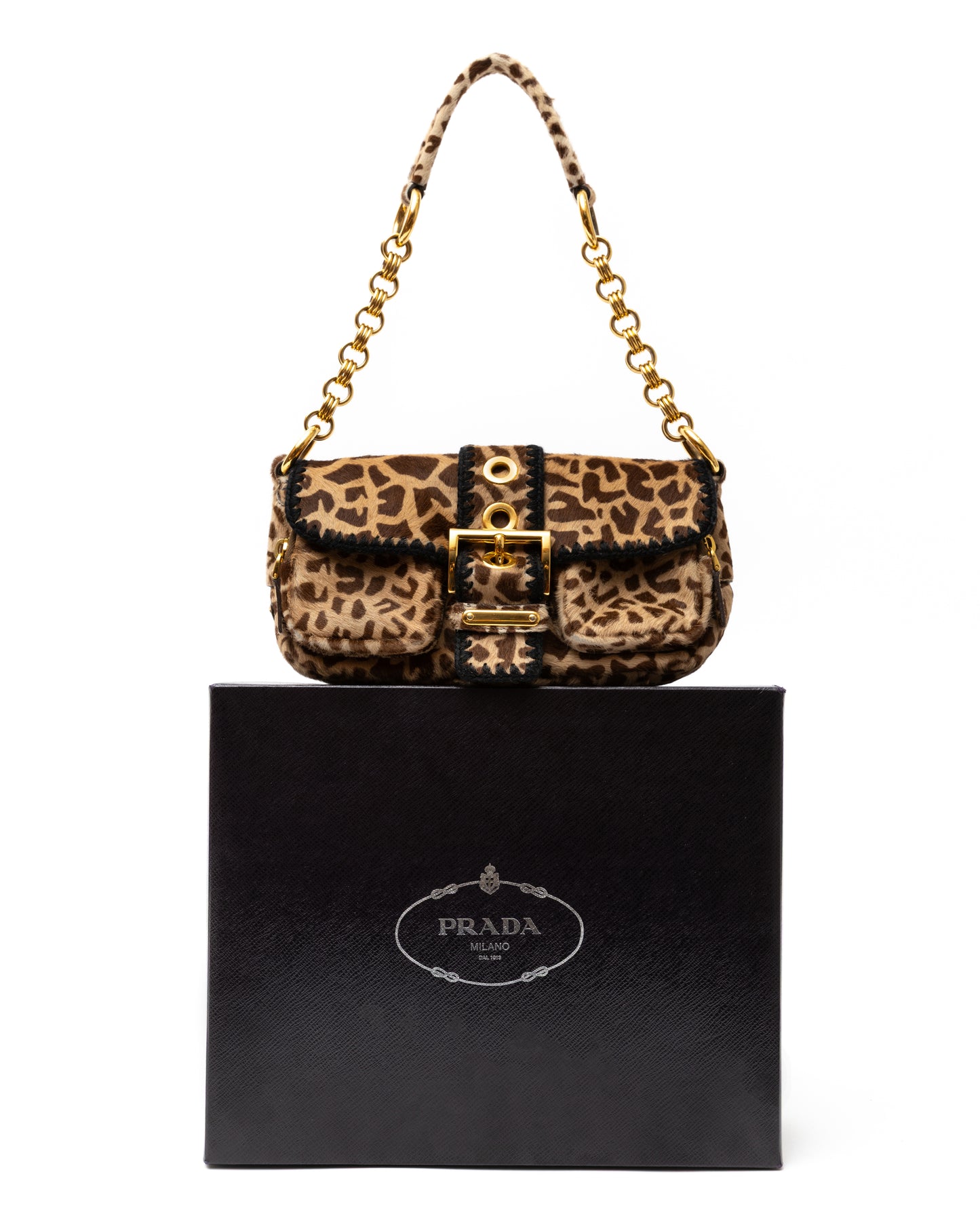 Prada Ponyhair Shoulder Bag