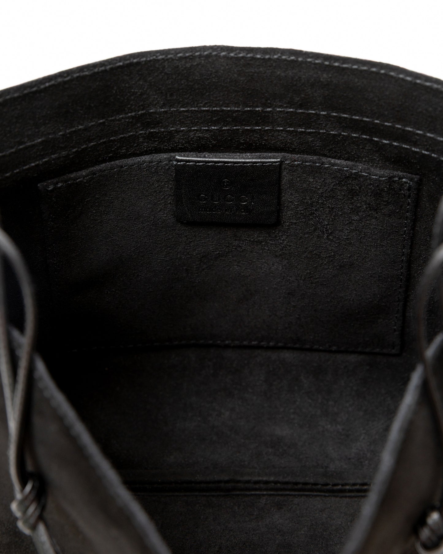 Gucci Heart Suede Black Bag
