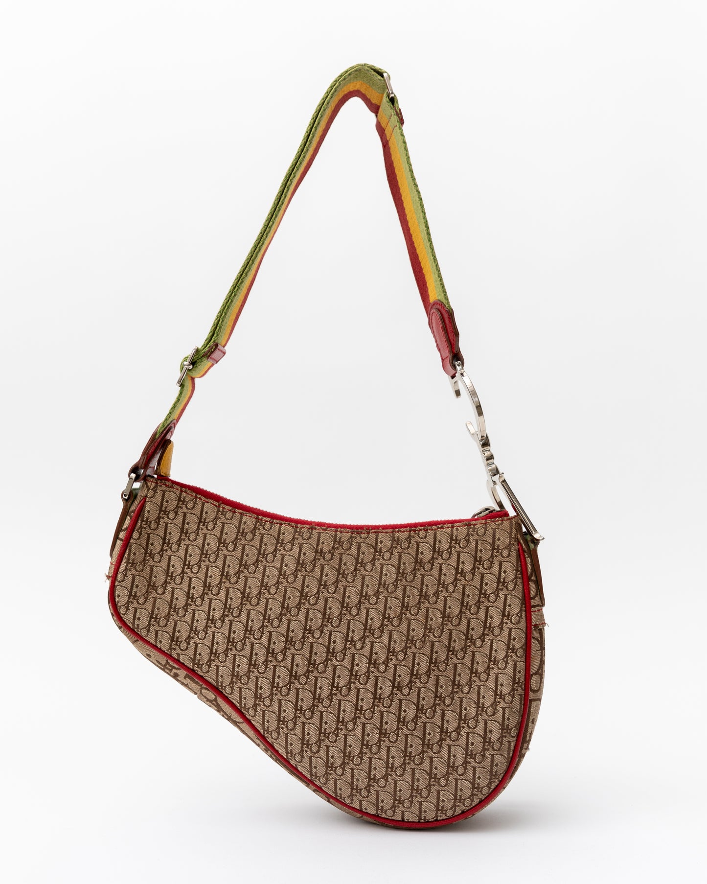 RARE Dior Rasta Monogram Saddle Bag