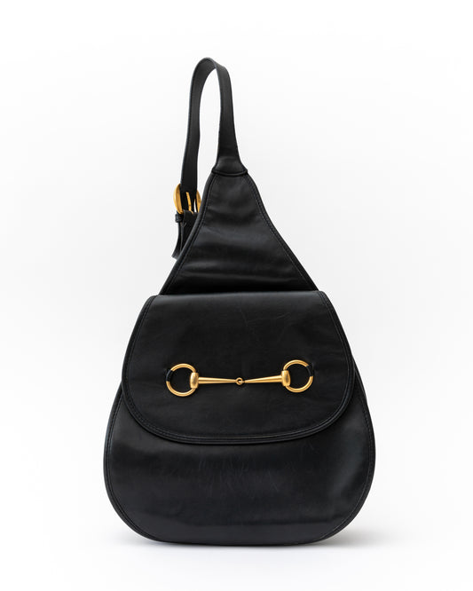 Gucci Horsebit Leather Slingback Bag