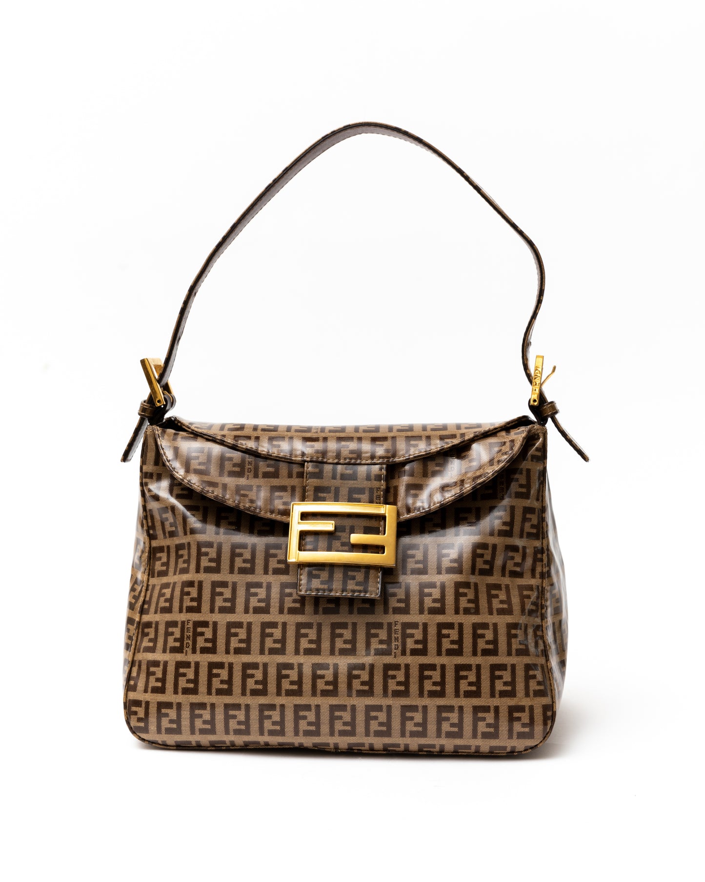 Fendi Zucchino Mama Flap Baguette GHW