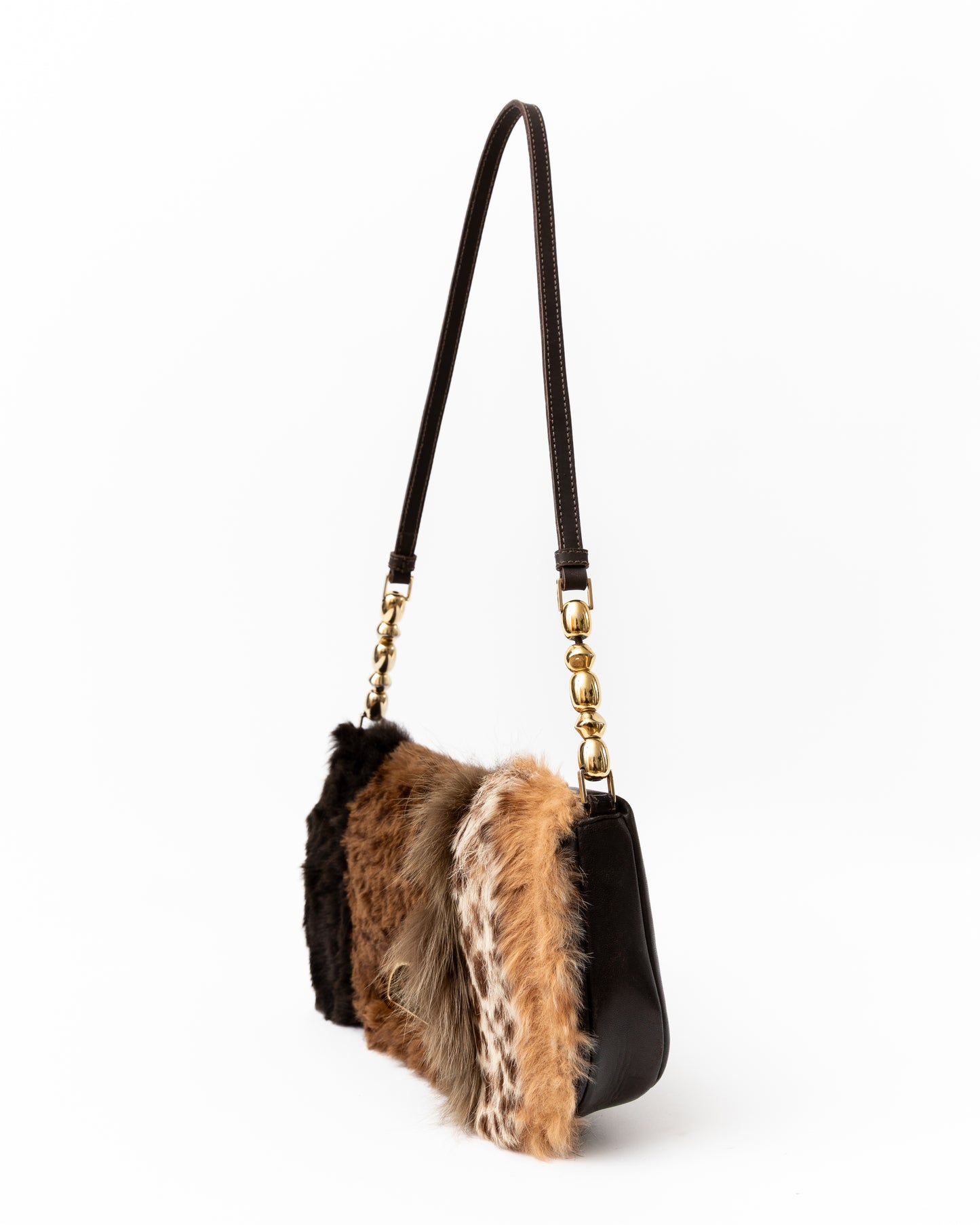 RARE Christian Dior Fur Malice Shoulder Bag
