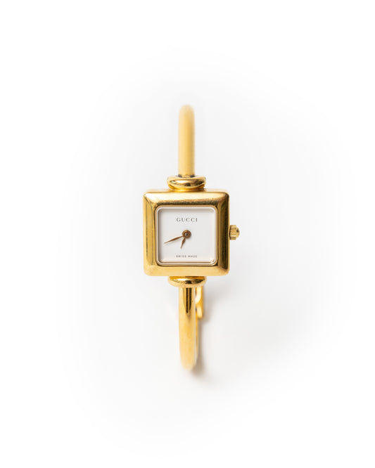 Gucci 1900L Gold Square Watch