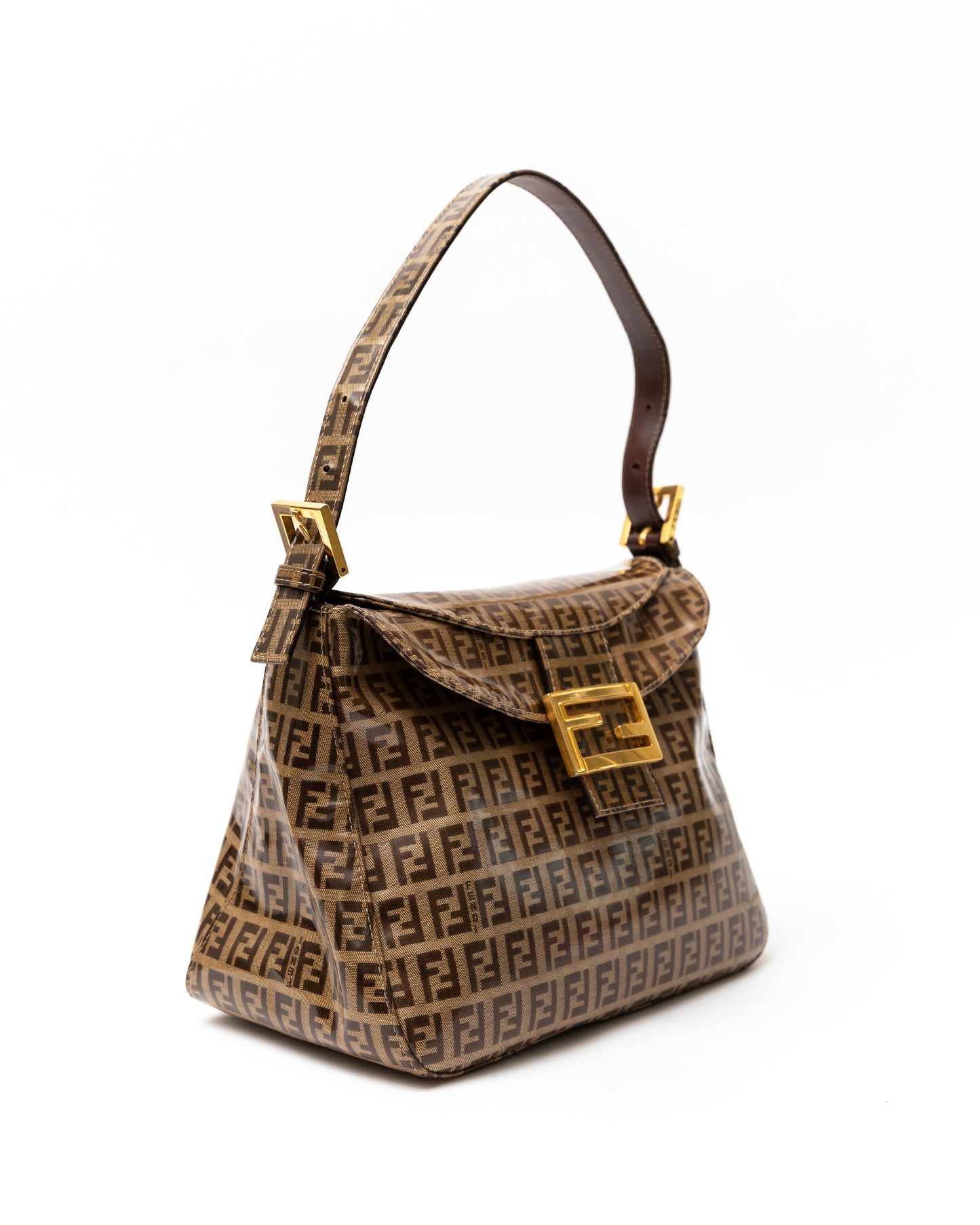 Fendi Zucchino Mama Flap Baguette GHW