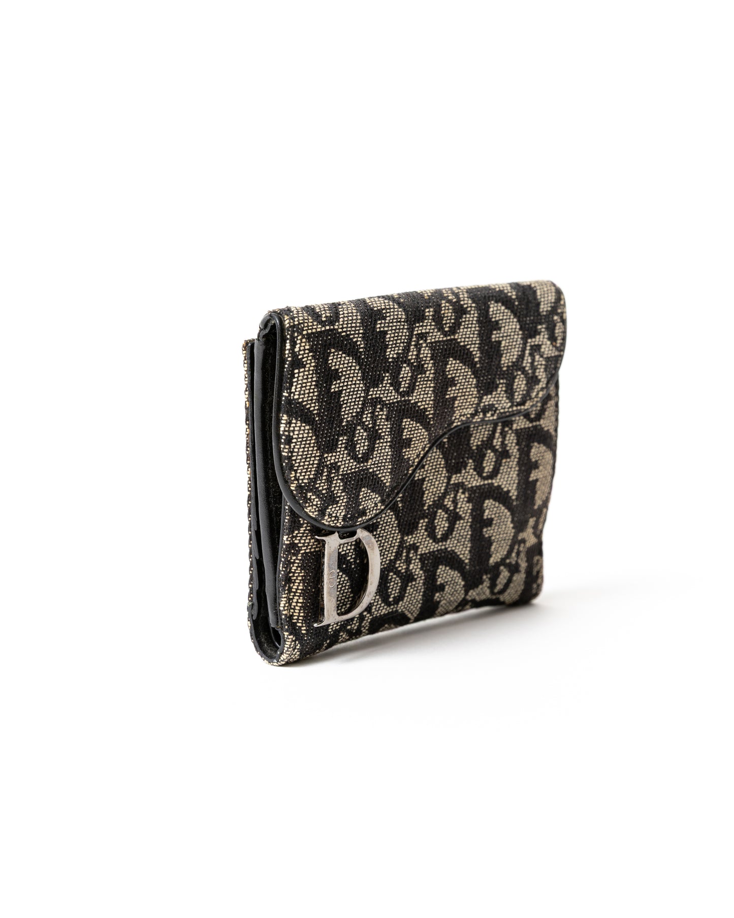 Christian Dior Trotter Saddle Tri-fold Wallet
