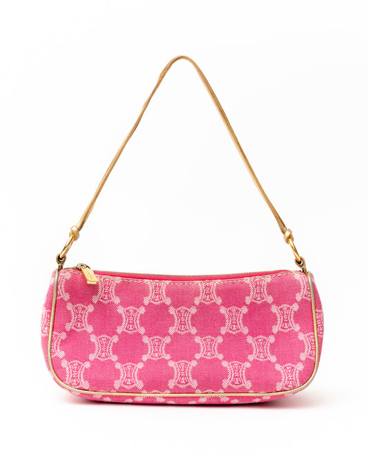 Celine Triomph Pink Shoulder Bag
