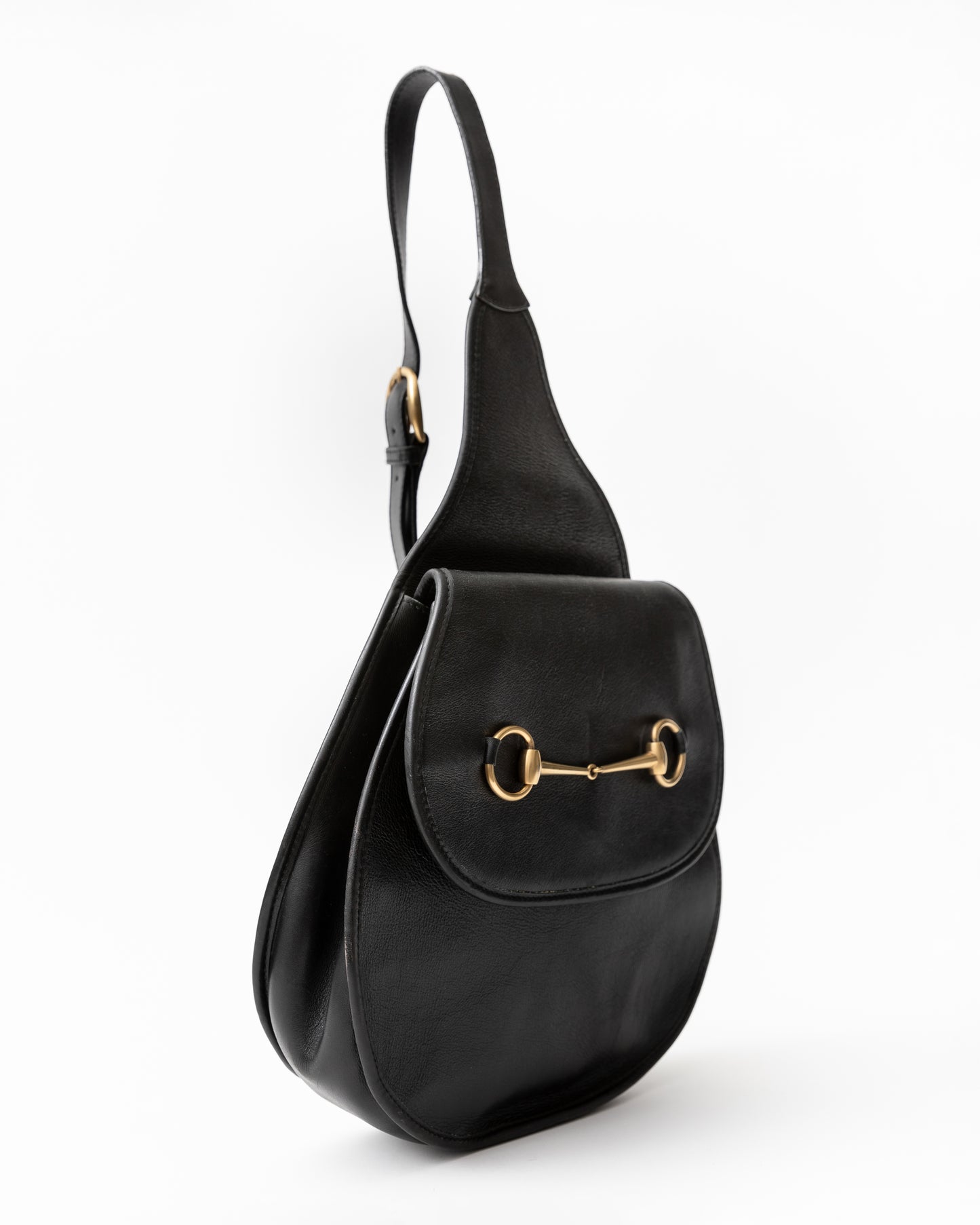 Gucci Horsebit Slingback Leather Bag