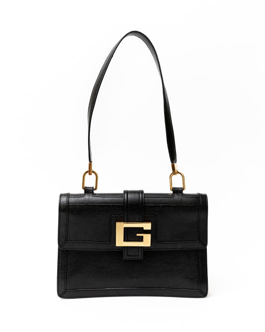 Gucci Square G Leather Shoulder Bag