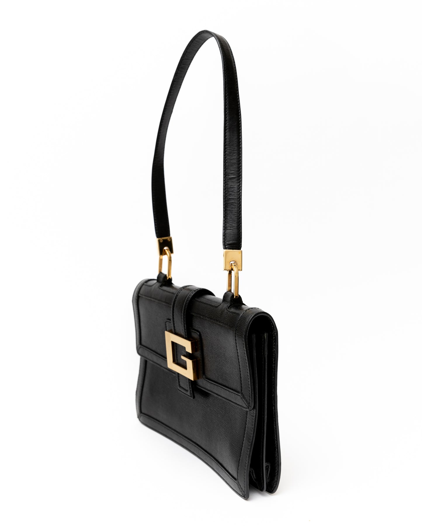 Gucci Square G Leather Shoulder Bag