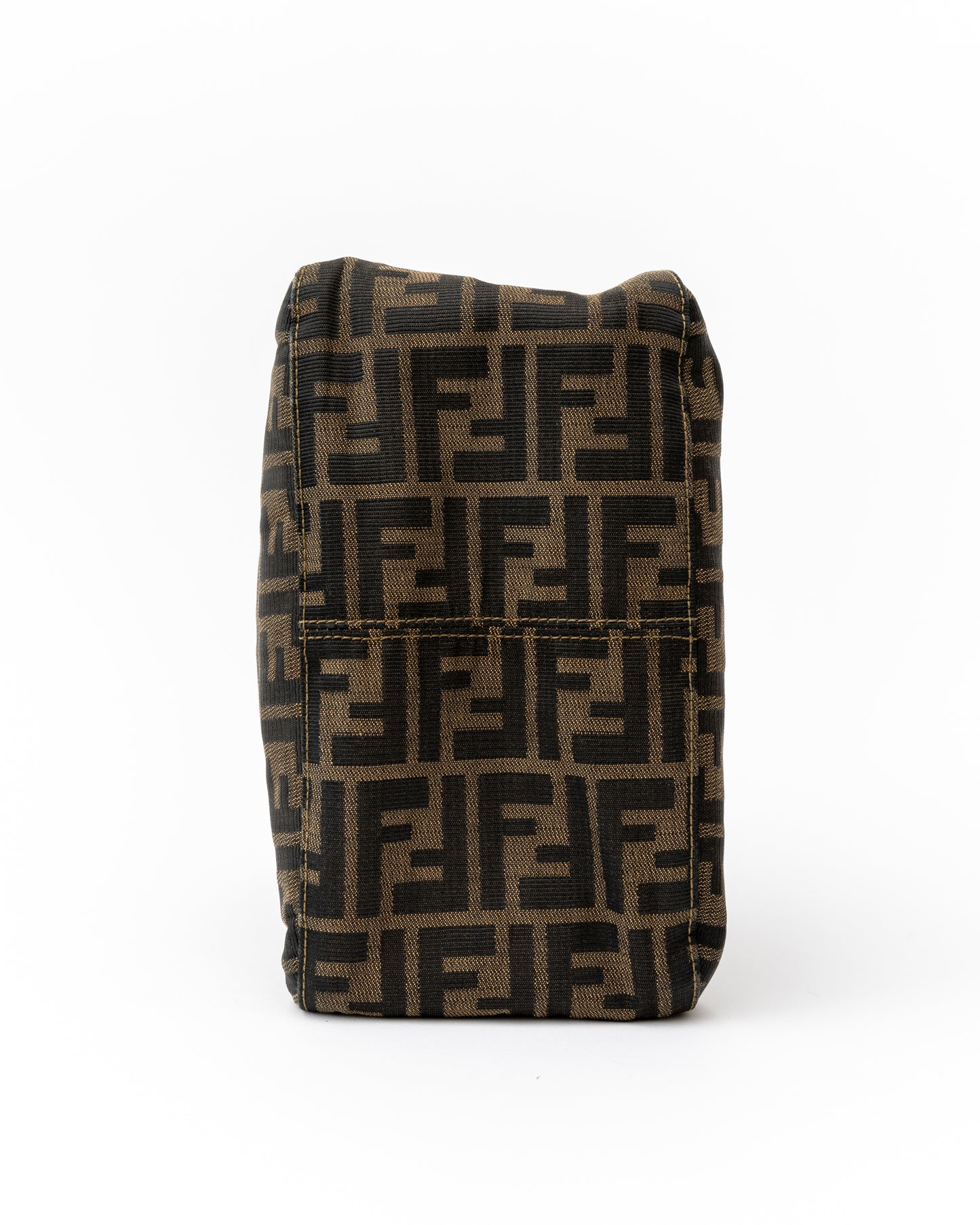 Fendi Zucca Double Flap Baguette GHW