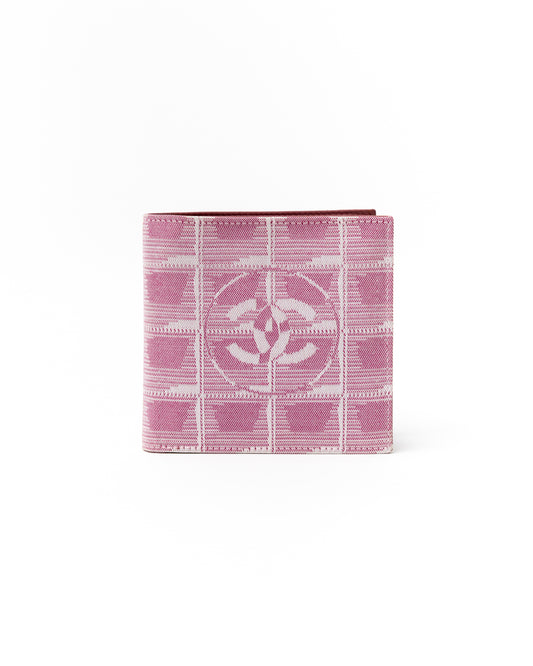 Chanel CC Logo Pink Wallet